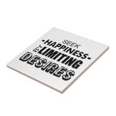 Glück suchen, indem man Wünsche begrenzt Fliese (Seite)