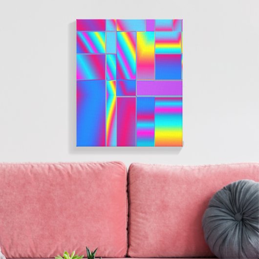 Glück teilen leinwanddruck (Insitu (Wohnzimmer))