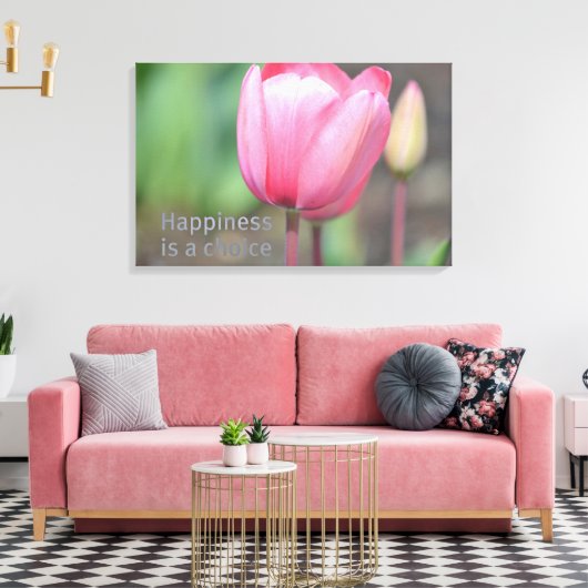 Glück Tulips Leinwanddruck (Insitu (Wohnzimmer))