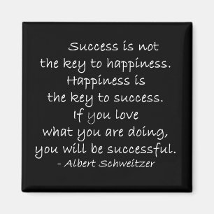 Glück-u. Erfolgs-Zitat-Magnet Magnet