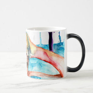 Glück u. Selbstzerstörung - verwandelnde Tasse