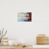 Glück und Bücher Poster (Küche)