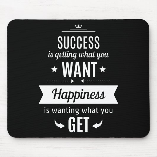 Glück und Erfolg Mousepad (Vorne)