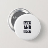Glück und Glück Button (Vorne & Hinten)