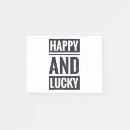 Glück und Glück Post-it Klebezettel