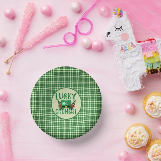 Glück und ich machen es St. Patricks Day Party Pappteller (Party)