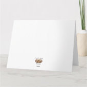 Glück und Liebe - Geburtskarte Karte (Rückseite)