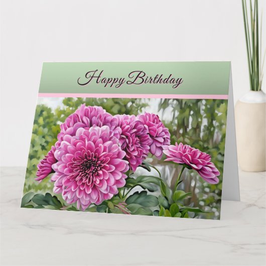 Glück und Liebe - Geburtskarte Karte (Vorderseite)