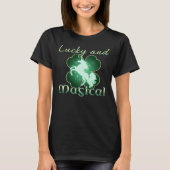 Glück und magische Klee T-Shirt (Vorderseite)