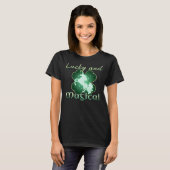 Glück und magische Klee T-Shirt (Vorne ganz)