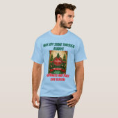 Glück und Ruhe in der Wintersaison T-Shirt (Vorne ganz)