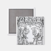 Glück und Weisheit Magnet (Vorderseite/Rückseite)