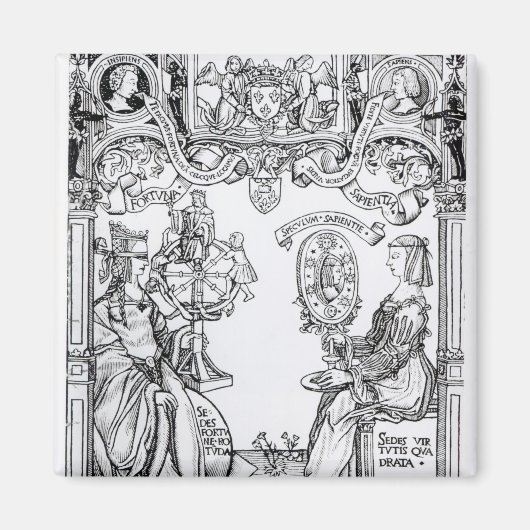 Glück und Weisheit Magnet (Vorne)