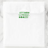 Glück Vibes - Happy St. Patrick’s Day! 🍀 ✨ Runder Aufkleber (Tasche)