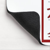 Glück, Viel Glück, Freundschaft, Schönheit Mousepad (Ecke)