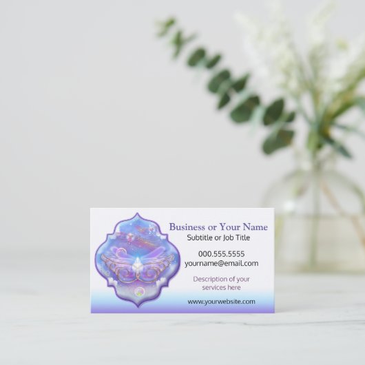 Glück Visitenkarte (Stehend Vorderseite)