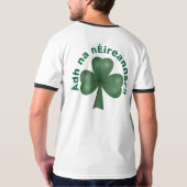Glück vom irischen (Gälisch) T-Shirt (Rückseite)