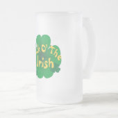 Glück-von-d-irisch Mattglas Bierglas (VorderseiteRechts)