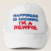 Glück weiß, dass ich eine Neuheit bin Truckerkappe (Vorderseite)