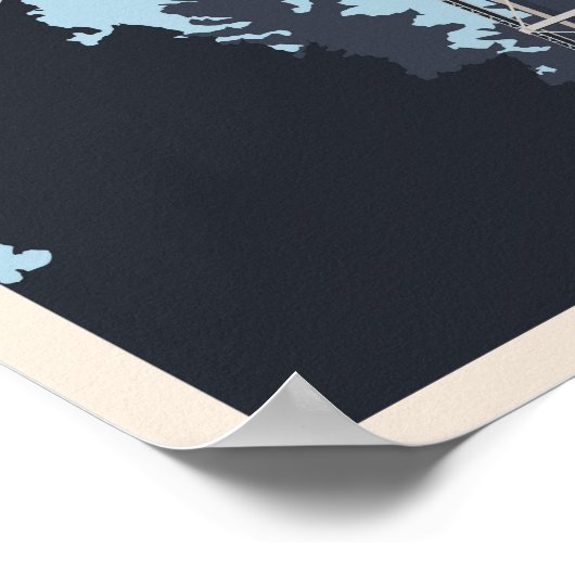 Glück: Weitergeben Poster (Ecke)