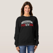 Glück wird einem Peruaner verheiratet Sweatshirt (Vorne ganz)