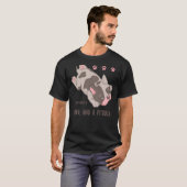 Glück wird von einem Pit Bull Perfect geliebt T-Shirt (Vorne ganz)