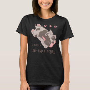 Glück wird von einem Pit Bull Perfect geliebt T-Shirt