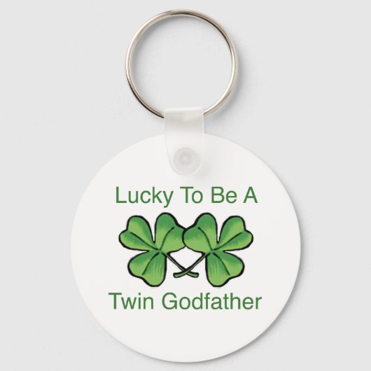 Glück, Zwillingsvater zu sein Schlüsselanhänger (Vorderseite)