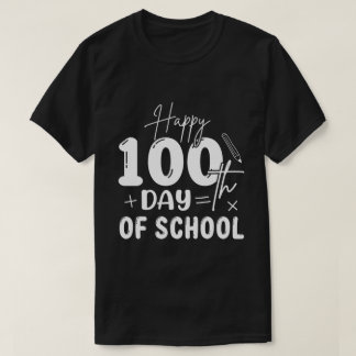 Glücklich 100 Tag der Schule Lehrer Kinder Kinderg T-Shirt