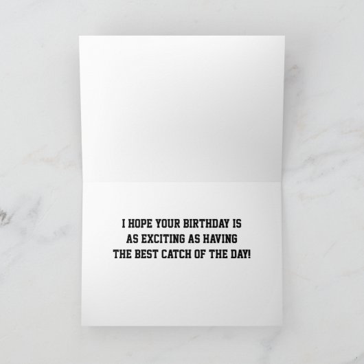 GLÜCKLICH *16. BIRTHTAG *FISCHER* KARTE (Innenseite)