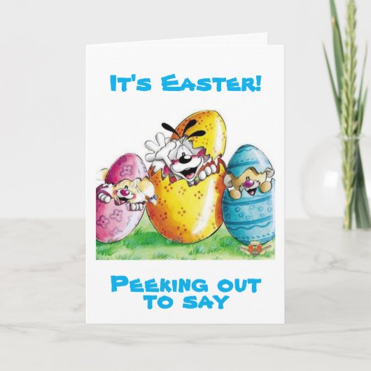 ***GLÜCKLICH 1. EASTER*** FÜR SIE FEIERTAGSKARTE (Vorderseite)
