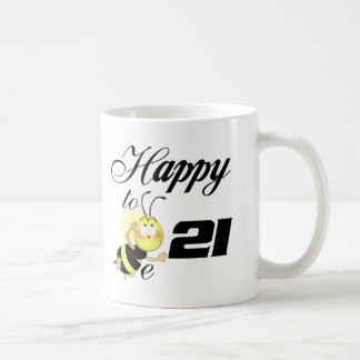 Glücklich, 21 zu sein kaffeetasse