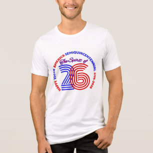 GLÜCKLICH 250. AMERIKA SEMIQUINCENTENNIAL 1776-202 Tri-Blend SHIRT