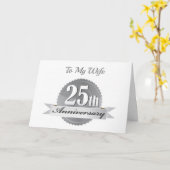 *GLÜCKLICH 25. JAHRESTAG* FÜR MEINE LIEBENDE *EHEF KARTE (Gelbe Blume)