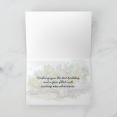 Glücklich 40. Geburtstag Pinion Pine Tree Mountain Karte (Innenseite)