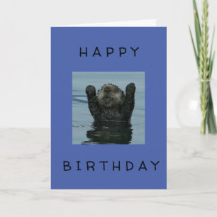 ***GLÜCKLICH 40. GEBURTSTAG*** SAGT COOLES OTTER KARTE