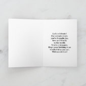 Glücklich 70. Geburtstag Monarch Butterfly Karte (Innenseite)