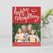 Glücklich alles! :) einladung (Stehend Vorderseite)