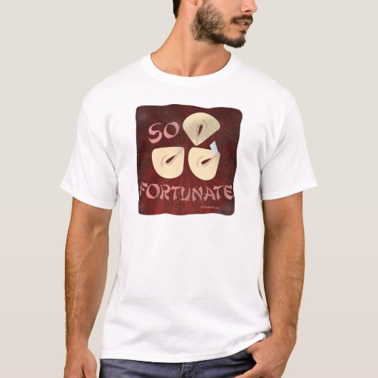 Glücklich also, Keks Funny Food Cartoon T-Shirt (Vorderseite)