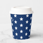 Glücklich! American USA Flag 4. Juli Personalize Pappbecher (Links)