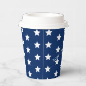 Glücklich! American USA Flag 4. Juli Personalize Pappbecher (Rechts)