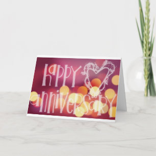 GLÜCKLICH "ANNIVERSARY" FÜR FREUNDE/PERFEKTE PAARE KARTE
