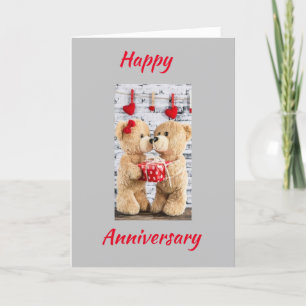 GLÜCKLICH "ANNIVERSARY" zu **MY HONEYBEAR** Karte