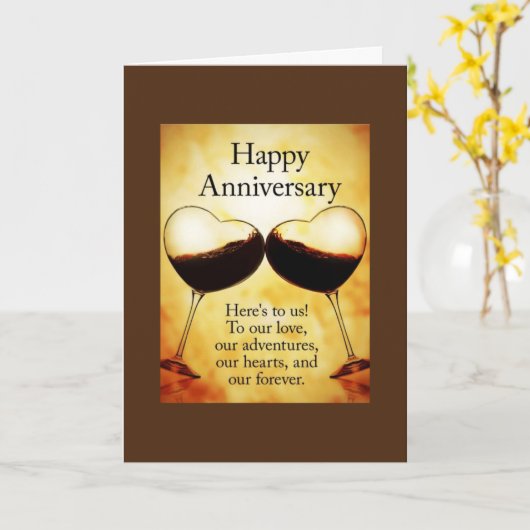 GLÜCKLICH "ANNIVERSARY" ZU "US" KARTE (Gelbe Blume)