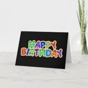 GLÜCKLICH ****AUGUST**** GEBURTSTAG KARTE