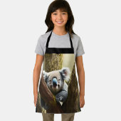 Glücklich australisches Koala in Tree, Kinder Schü Schürze (Insitu)