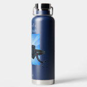 Glücklich Bar Mitzvah 20XX Tefillin Mazel Tov! Trinkflasche (Rückseite)