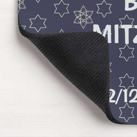 Glücklich Bar Mitzvah! Mousepad (Ecke)