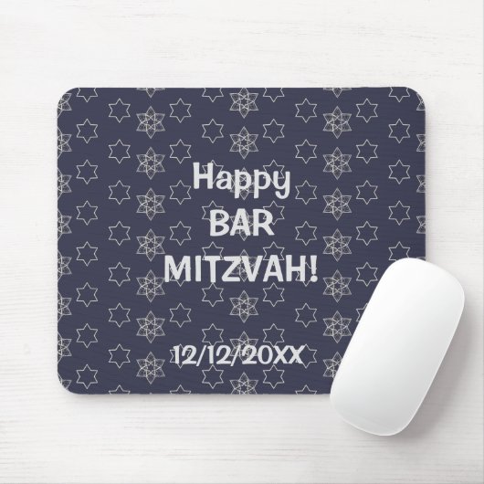 Glücklich Bar Mitzvah! Mousepad (Mit Mouse)