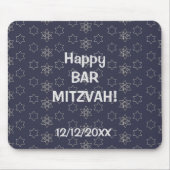 Glücklich Bar Mitzvah! Mousepad (Vorne)